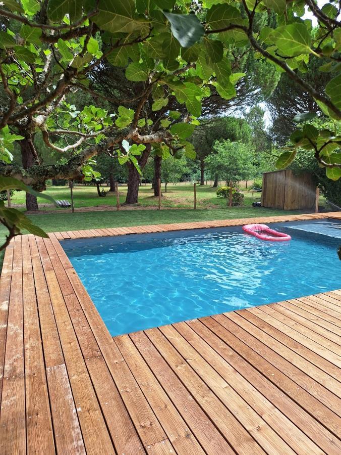 La Pinede Du Cheou, Piscine, Logement Independant, Parking, Draps, Wifi Fibre Mimizan-Plage Kültér fotó